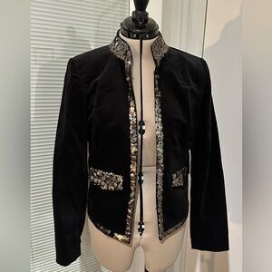 Michael Kors Black Jacket with Sequin Accents